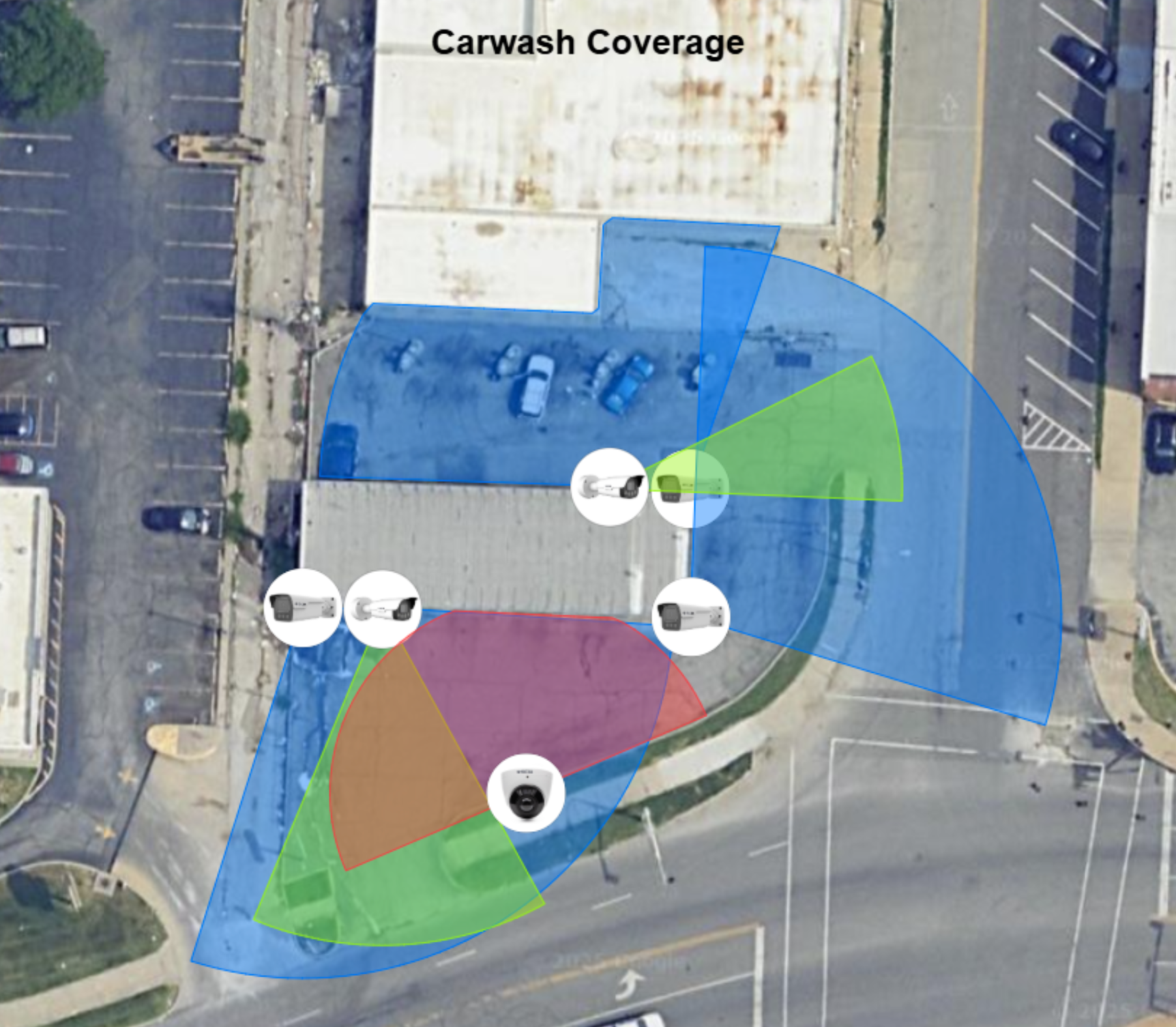 Car Wash Security System Floorplan